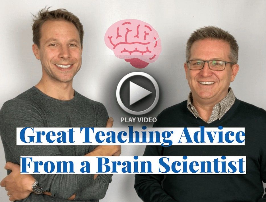 Great teaching advice from a brain scientist
