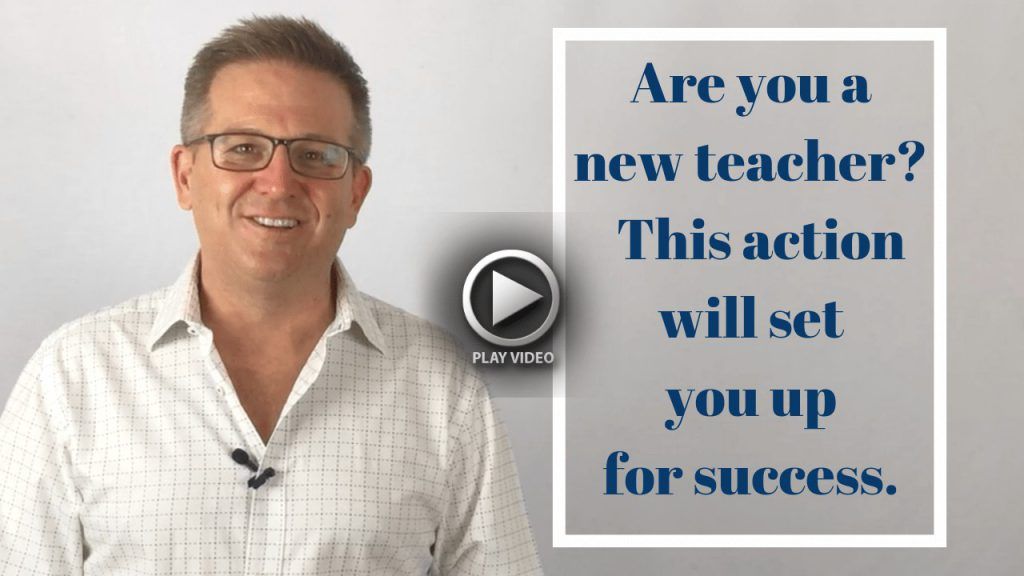 Are you a new teacher? This action will set you up for success