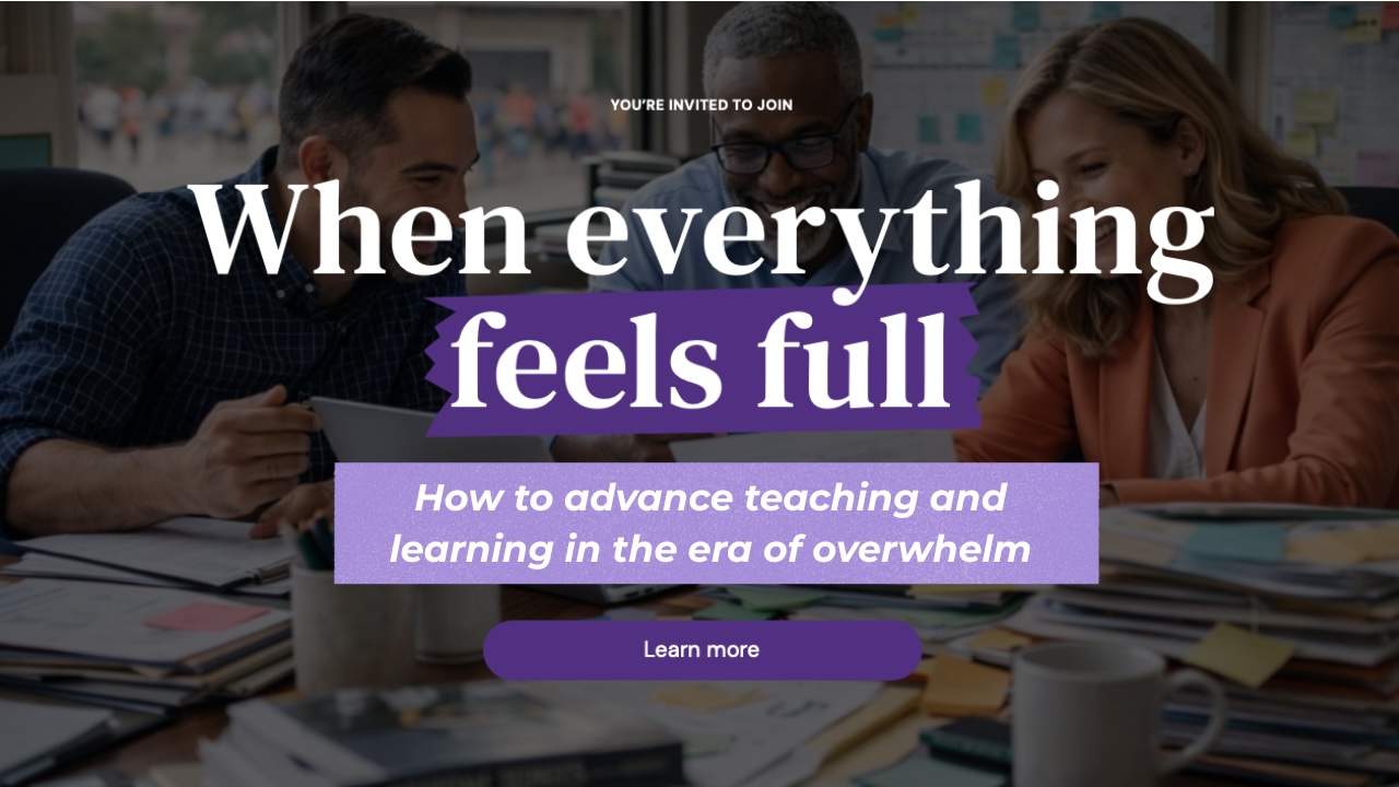 Event image for When everything feels full Webinar